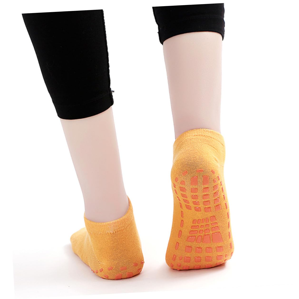 ibasenice 20paare Yogasocken für Junge Mädchen Rutschfeste Kindersocken Baumwollsocken mit Verstärkter Sohle Sportsocken für Junge Mädchen Atmungsaktiv und Bequem Zufällige Farbe