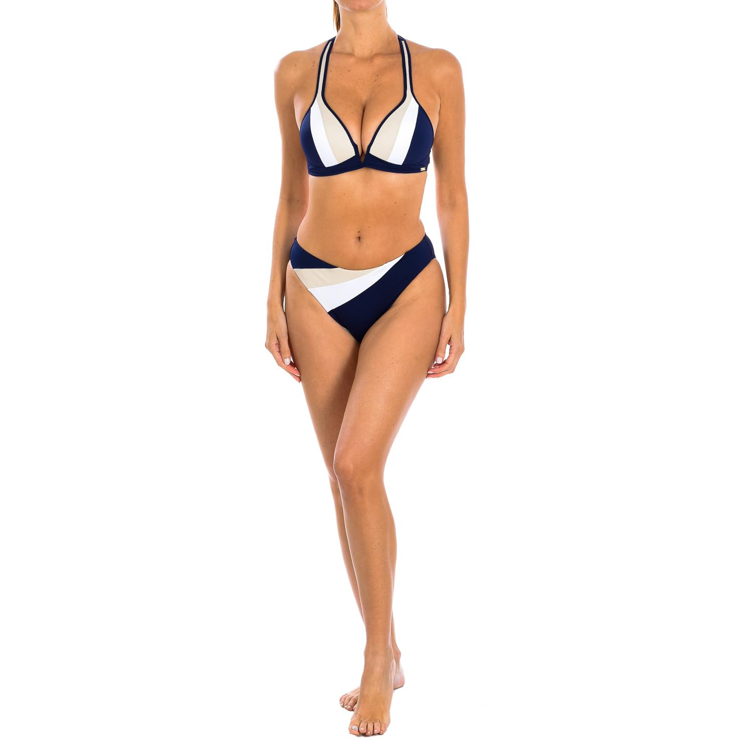 ORY Damski trójkątny top od bikini z miseczkami W231405