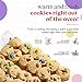 David's Cookies Preformed Frozen Cookie Dough – Candy, Ready-to-Bake Cookies, 80 Count
