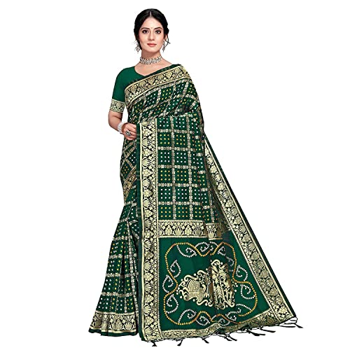 Sari en soie mélangée de prestige Aashita Creations 1032 vêtement traditionnel