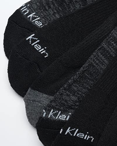 Image of Calvin Klein Womens No Show Socks - 6 Pack Breathable Cotton Blend Athletic Performance Low Cut Running Socks for Women