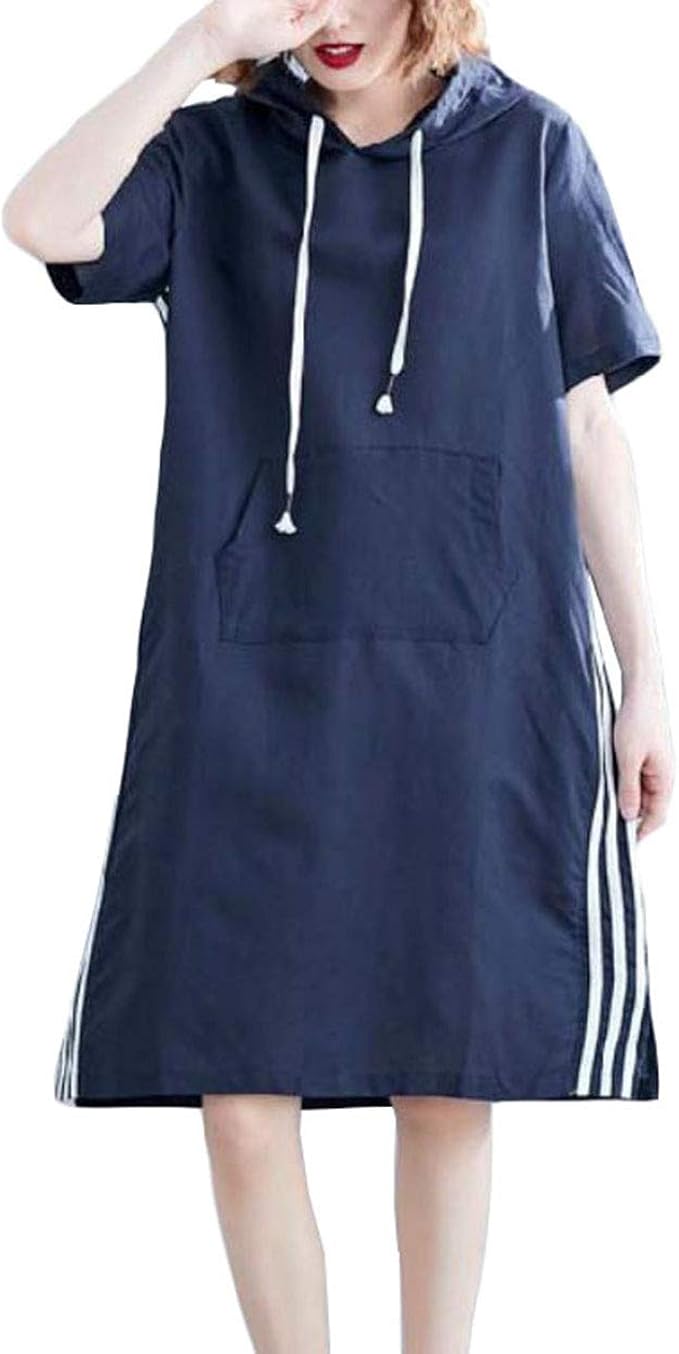 55 以上節約 パーカーワンピース ゆったり レディース ワンピース ひざ丈 長袖 プルオーバー フード付き マーメイド スウェット パーカーワ 21春夏 Www Songtainews Net