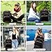 LOVEVOOK 40L Large Travel Backpack for Women Men, 17 Inch Carry on Backpack for Traveling on Airplane, Personal Item Bag Airline Approved, Business Causal Weekender Backpack, Black-Brown