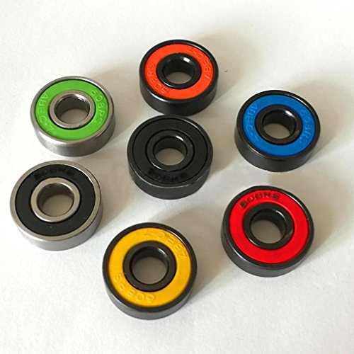 3PCS 608 Hybrid Ball Bearings For Anti-Anxiety 360 Spinner Helps Focusing Fidget Toy by Iusun (Random:3PCS)