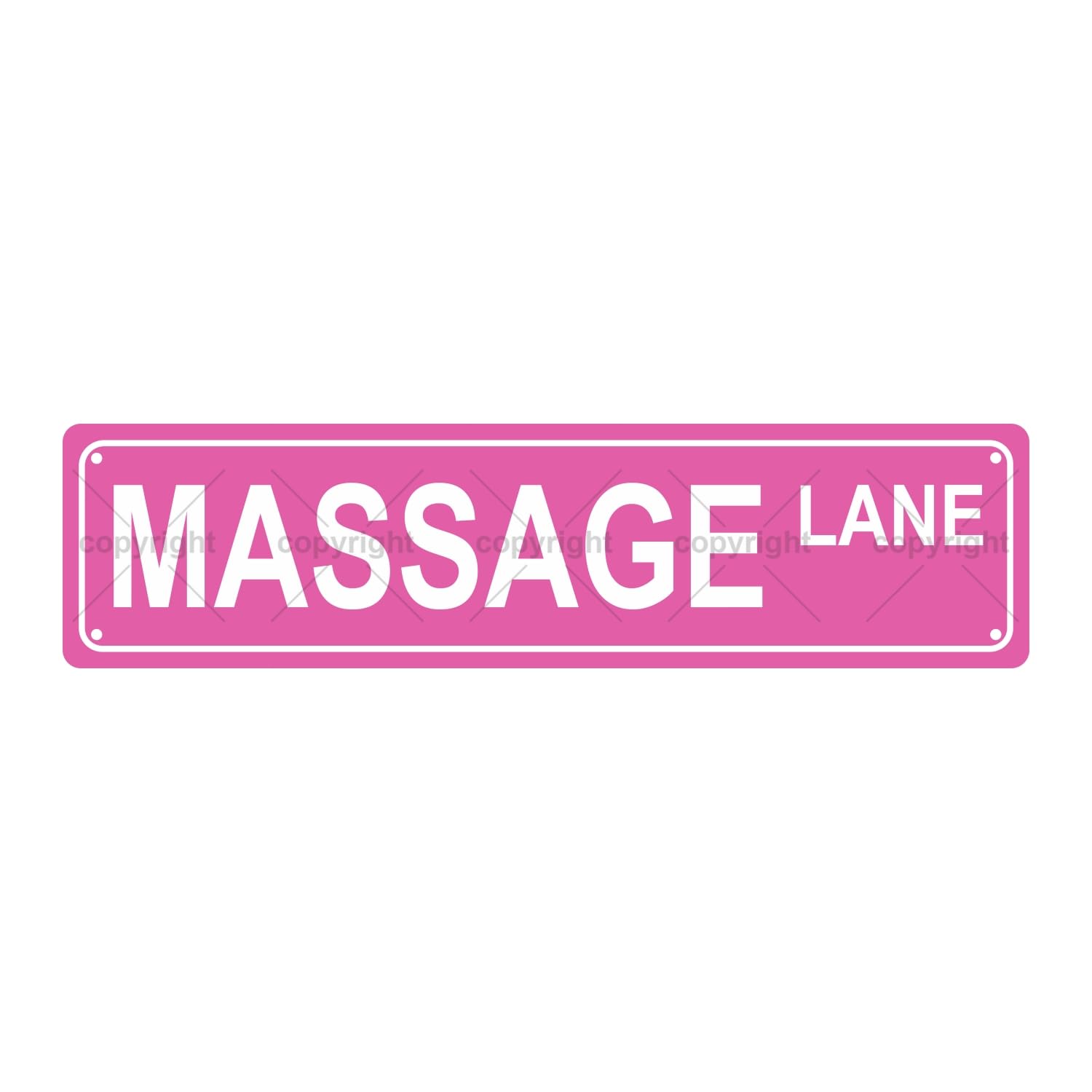 Massage Lane TIME Metal Tin Street Sign Bar Cafe Garage Cave Home Room Wall Bathroom Farmhouse Garden Porch Patio Decor,4x16 Inch