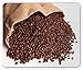 Produktbild Kaffeemaus-Pad, Foto aus dem wirklichen Leben eines auf den Boden gegossenen Bohnensacks Köstliches Getränk, rechteckiges rutschfestes Gummi-Mauspad, Standardgröße, Pfirsichbraun-Weiß