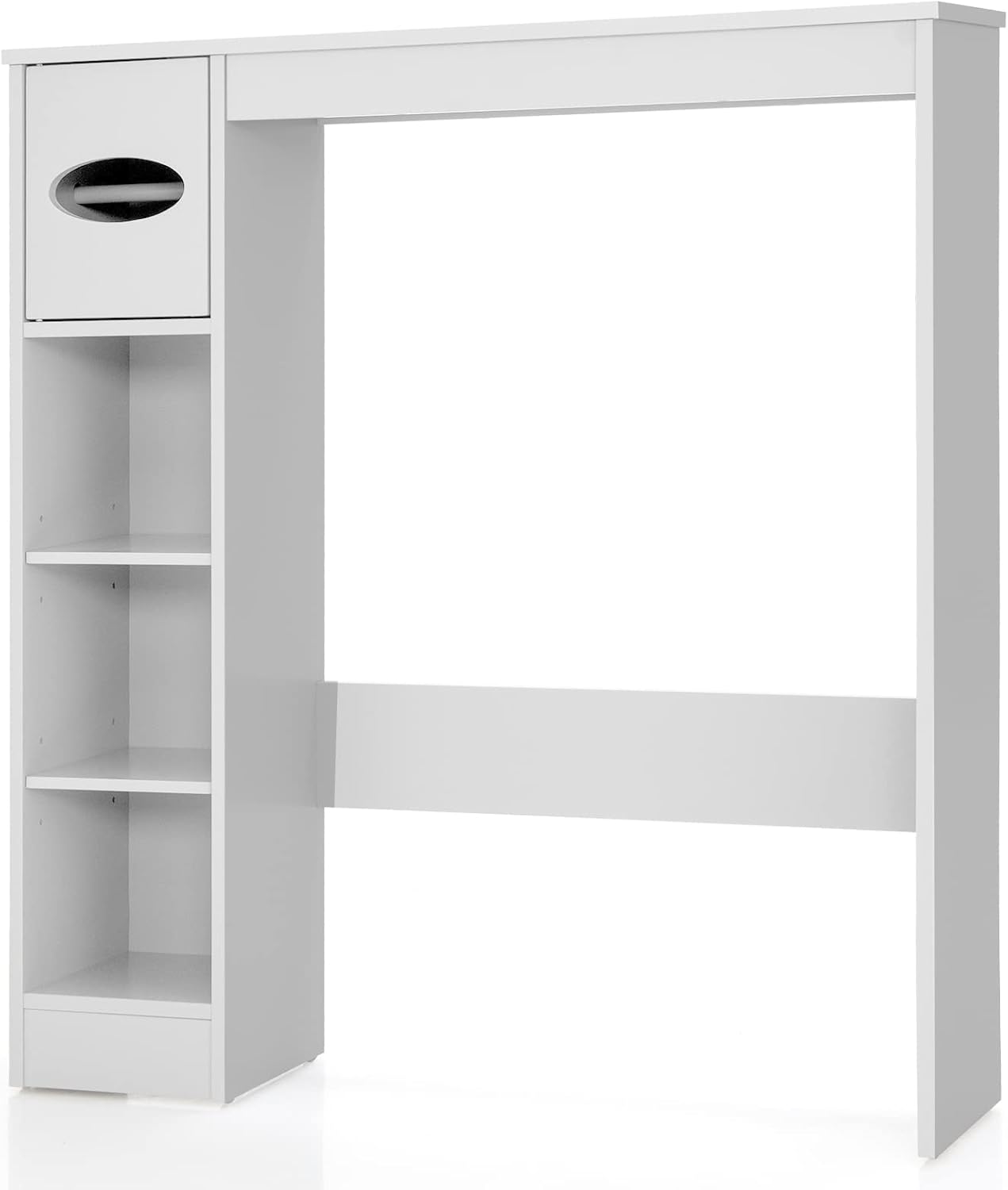 RELAX4LIFE Freestanding OverTheToilet Shelf, Bathroom Storage Rack