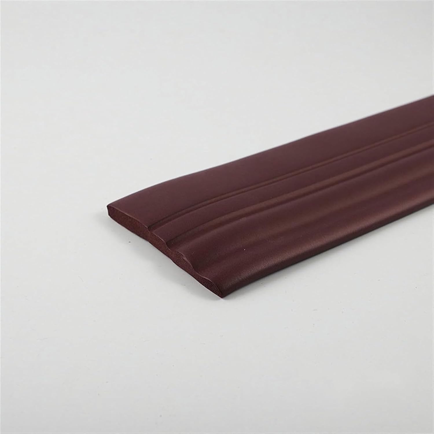 Flexible Baseboards Molding Trim，Flexible Baseboard Trim 4 Inch x 16.4 Feet Self-Adhesive Vinyl Wall Base, Rubber Peel and Stick Design Cove~/