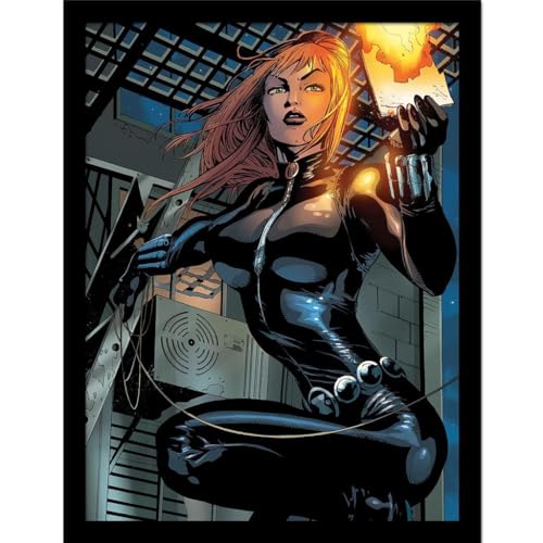 Poster Marvel encadré Black Widow tableau prêt à suspendre