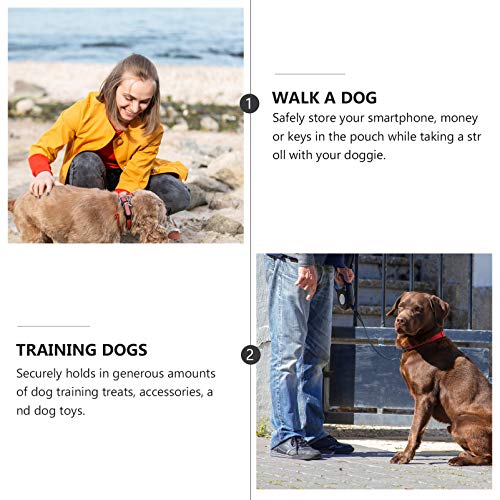 Balacoo Bolsa multifuncional para adestramento de cães, fácil de transportar lanches e brinquedos pa