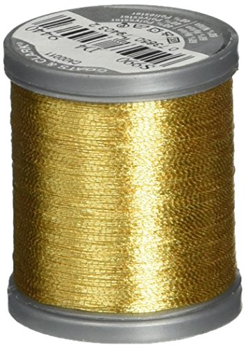 Coats Metallic Thread 125yd Gold