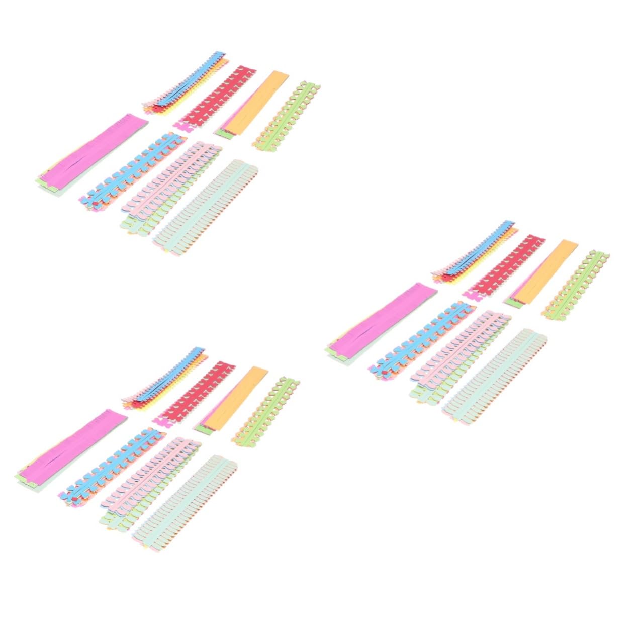NUOBESTY 3piezas Tiras De Papel Quilling Coloridas Para Manualidades Conjunto De Tiras De Papel Para Decoración y Creación Artística
