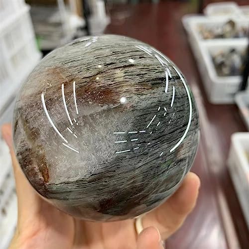Gemme de quartz Melaleuca d'exception polie à la main pour objet d'art - 3