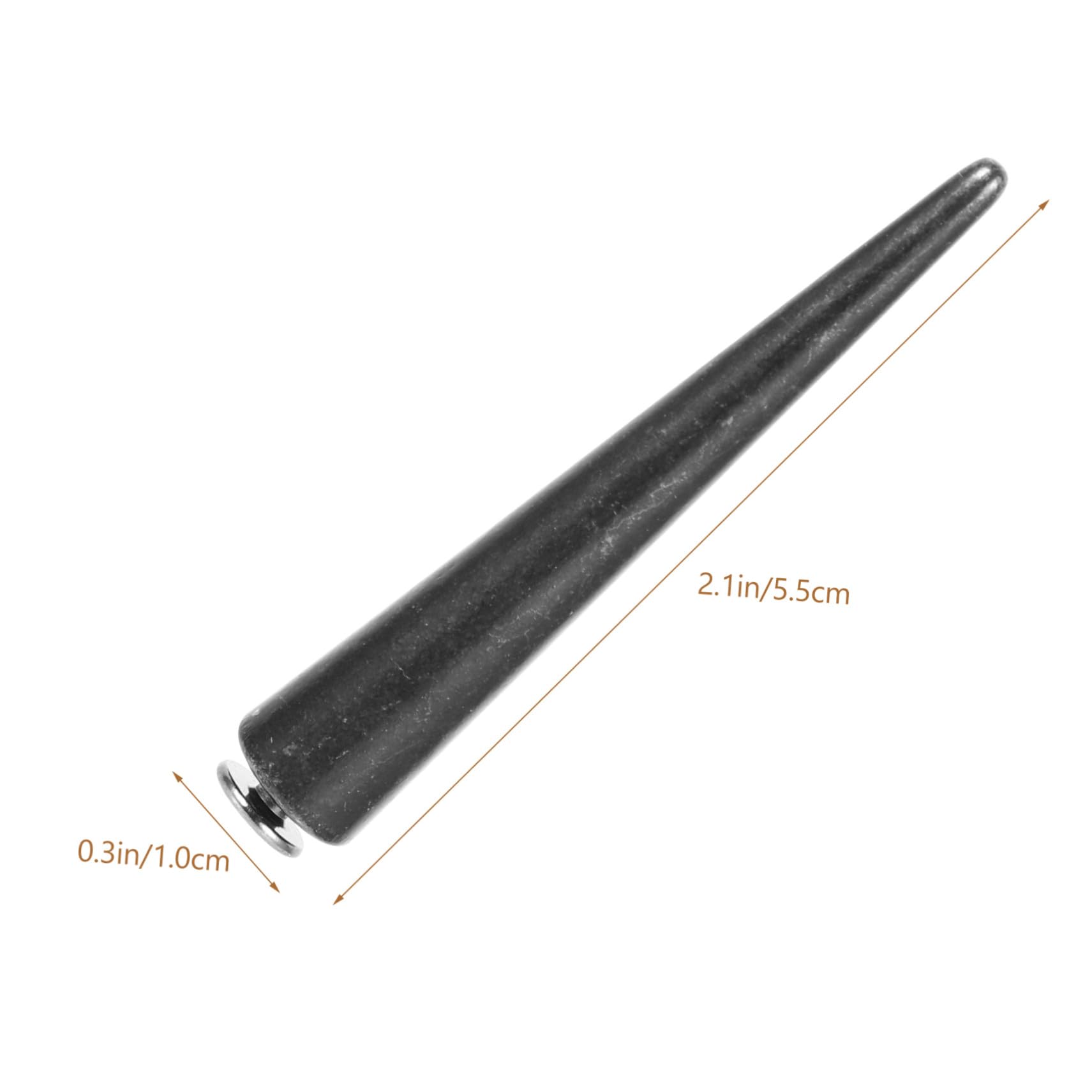 EXAOMBLE Remaches Punk Cónicos 10x55 Mm 30 Piezas para Manualidades Diy, Decoración Ropa y Cuero, Accesorios Metálicos para Bolsos y Zapatos, Uso Artesanal Creativo