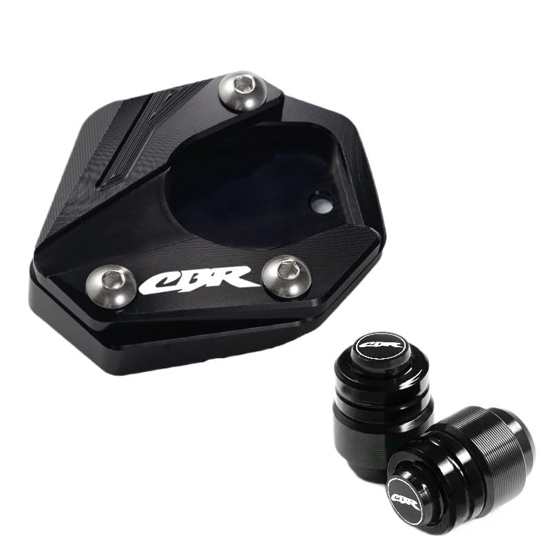 Extension latérale CBR650R et capuchon de valve de pneu pour moto