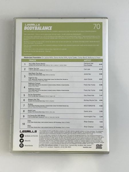 レズミルズ　ボディバランス　CD Amazon.co.jp: ◇レスミルズ lesmills ボディバランス 70◇教習
