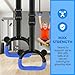 HaeNayc Gymnastics Rings, Home Gym Equipment, Adjustable Strap Strength Training Rings, Pulling Rings for Physical Training (Blue)