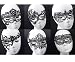 Geek-M Women's Black Lace Mask Party Ball Masquerade Fancy Dress Masks Pack of 6