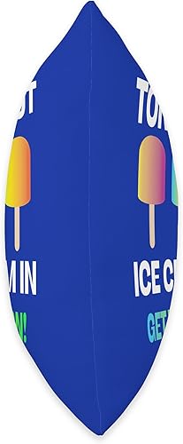 Miniatura 2 de DesignsByKelley Best Wishes Fast Recovery Gifts Amígdalas Out Ice Cream in Get Well Kids Surgery Recovery - Almohada de regalo, 16 x 16 pulgadas,