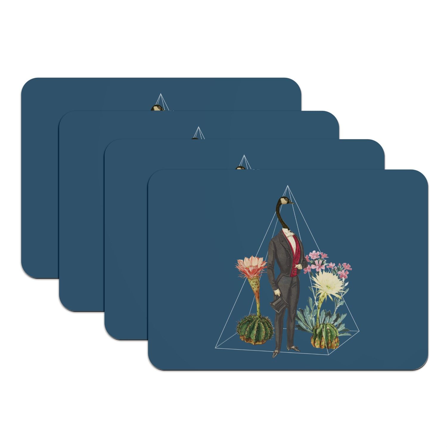 Sets de table oiseau bleu 1930 pour sublimer vos dîners rétro