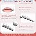 Lash Clusters Natural Look 8-10-12MM Short Cluster Eyelash Extensions for Clean Girl Makeup Wispy Eyelash Clusters C-curly Individual Lashes Thin Lash Band by Newcally