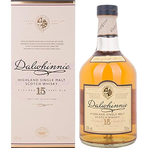 Dalwhinnie 15 Years Old Single Malt Scotch Whisky with Gift Box, 700ml Cover