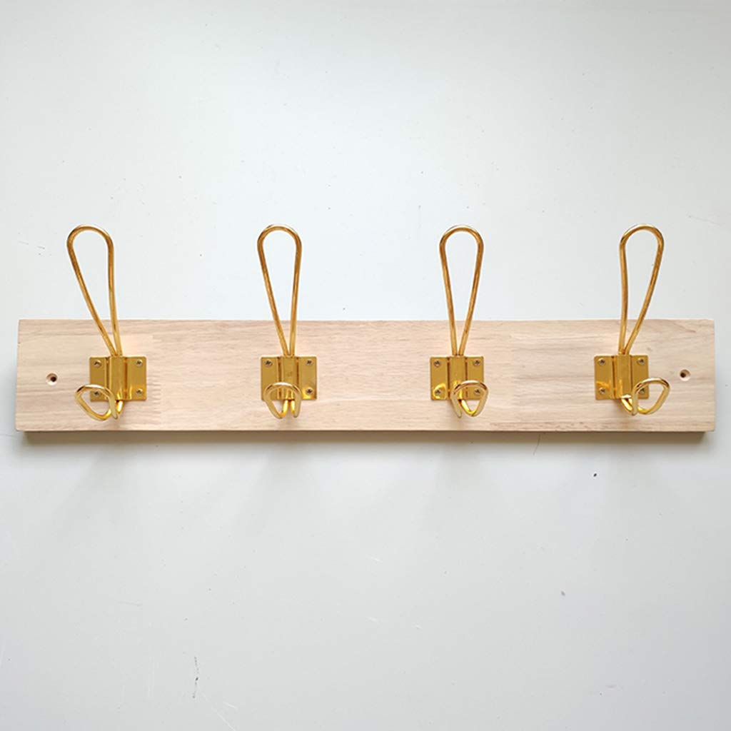 ZHOUXIAO Rustikale Holz Mantel Rack Wandmontiert, Holz Bauernhaus Haken Mantel Haken Wand, Hochleistungsmantel Hut Kleiderbügel, Wandkleidung Lagerhaken Rack für Schrank Zimm F