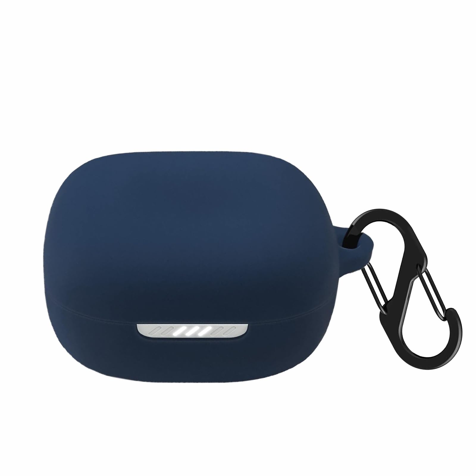 GadgetCom Silicone Carry Pouch With Carabiner For JBL Club Pro+ TWS Earbuds - Protective Case Cover