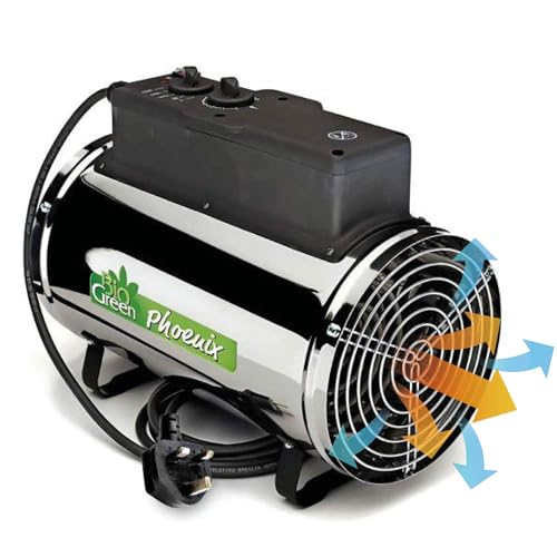 Biogreen PHX 2.8/GB Phoenix Electric Fan Heater 1.0/ 1.8 /2.8KW
