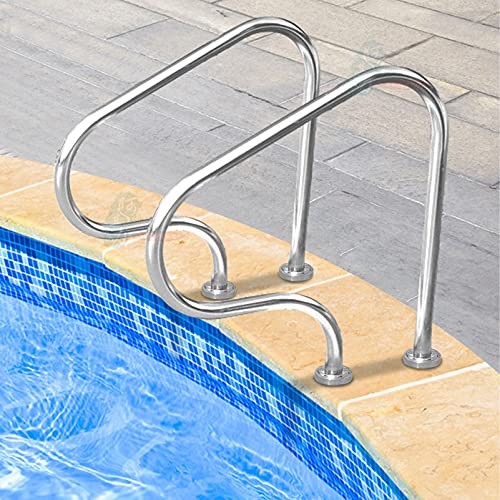 Barandilla Antideslizante para Escalera de Piscina Acero Inoxidable miniatura 4