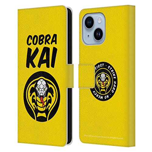 Étui portefeuille cuir Cobra Kai pour iPhone 14 Plus antichoc