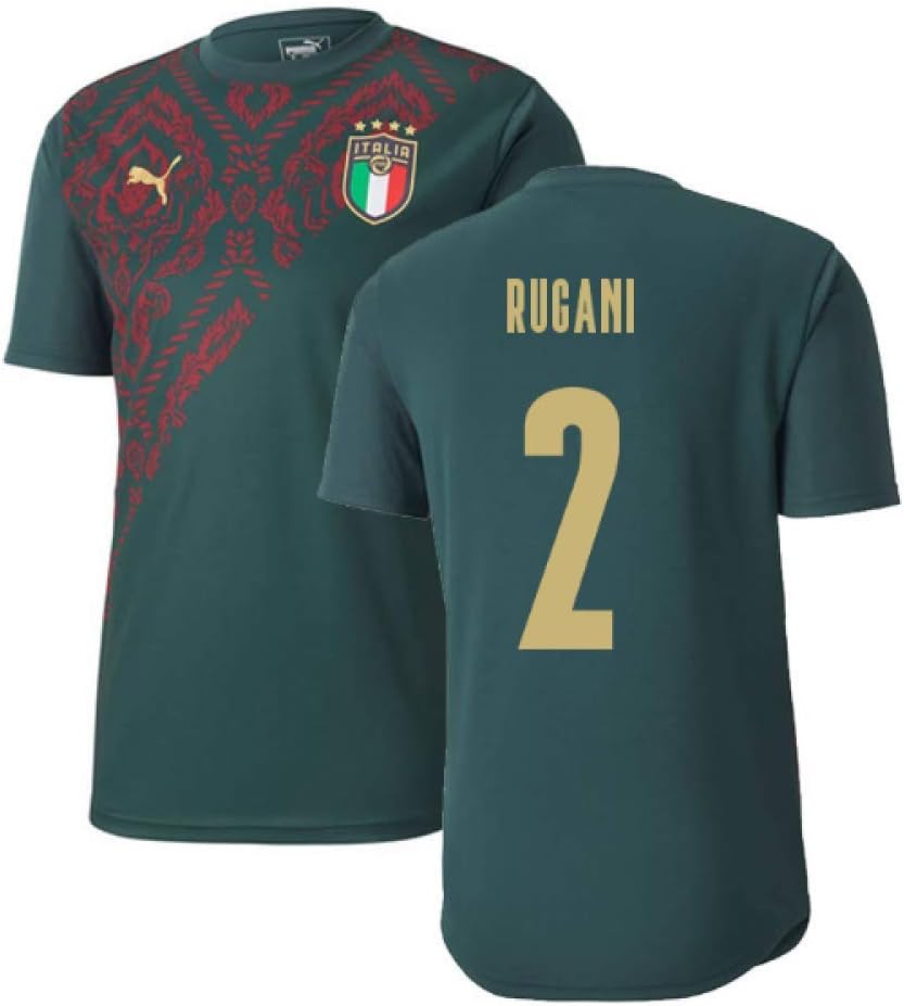 2019-2020 Italy Puma Stadium Jersey (Pine) (Daniele Rugani 2)