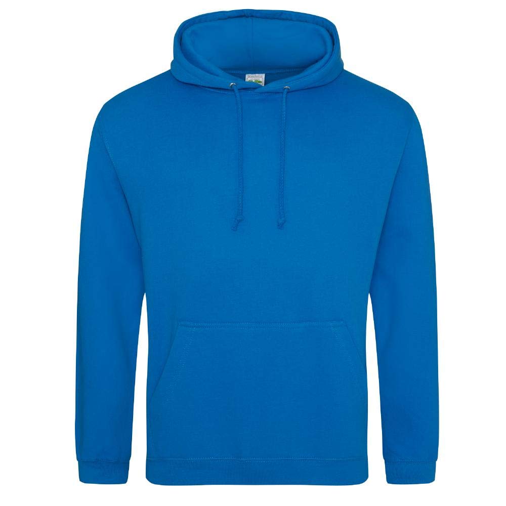 Just Hoods Unisex College Hoodie JH001 - Sapphire Blue / M