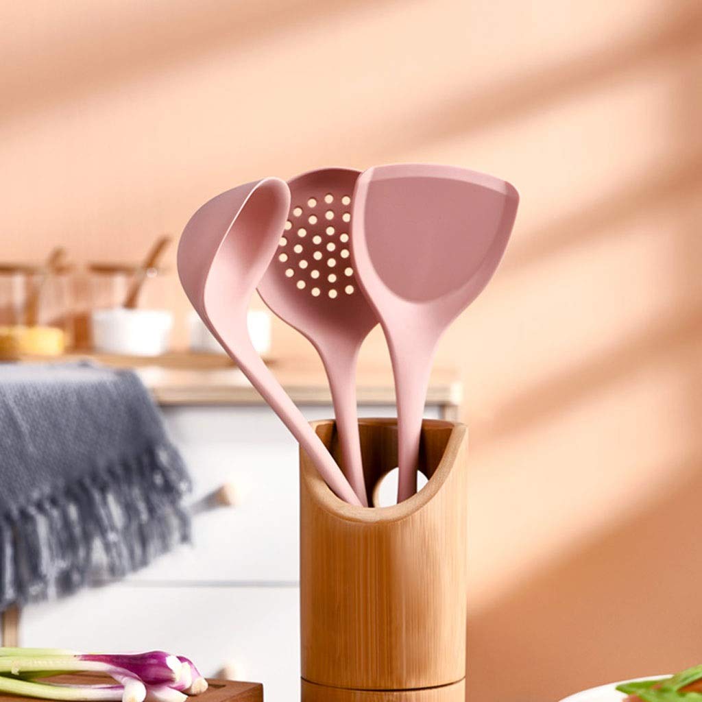 Espátula de Silicona de Primera Calidad for Hornear, utensilio de Cocina Resistente al Calor, espátula for el hogar, sartén Antiadherente, espátula de Cocina, 3 Piezas(Brass)
