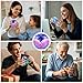 Gear Ball Fidget Toys for Kids Adults 3D Printed Stress Relief Gearsphere for Anxiety Office Desk Christmas Stoking Stuffers Easter Basket Fillers Birthday Gifts (Mystic Orchid,2.5 Inch)