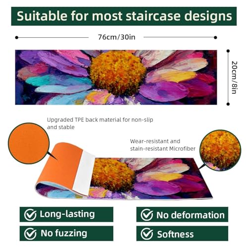 Tapis d'escalier antidérapants à haute adhérence pour chiens et seniors lot de 15