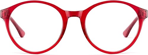 Miniatura 9 de Cyxus Gafas de luz azul para mujer, redondas, para computadora, con bloqueo de rayos azules, marco Tr90, antideslumbrante, tensión