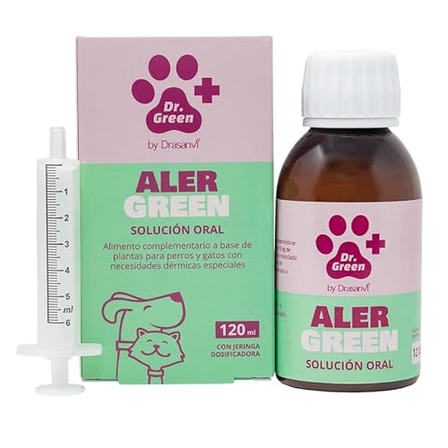 CT-TRONICS Mr. Green AlerGreen solución Oral Alivia El Picor En La Piel De Perros Y Gatos 120 Ml