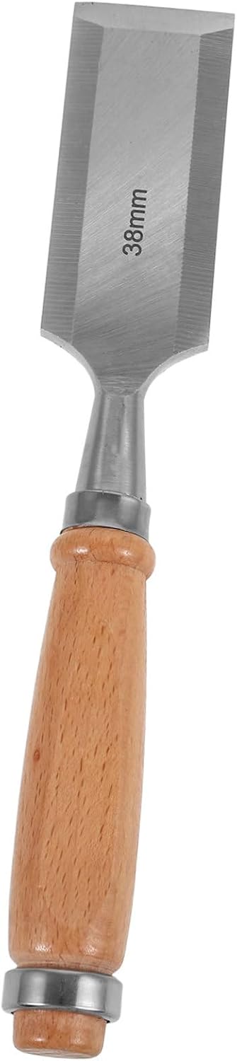 TEHAUX Carpenter Flat Tip Chisel Tool for Woodworking Manual Carving Chisel for Handicraft Precision Control for Detail Work for Projects