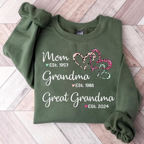 Personalized Great Grandma Sweatshirt - Great Grandma Gifts, Birthday & Christmas3