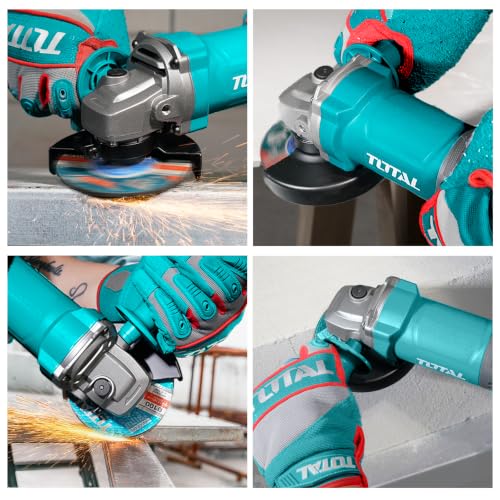 Image of TOTAL Professional Angle Grinder Machine, 750W 100mm /4'' Disc