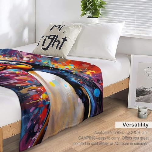 Manta de franela pingüino térmica para cama y sofá reversible 7