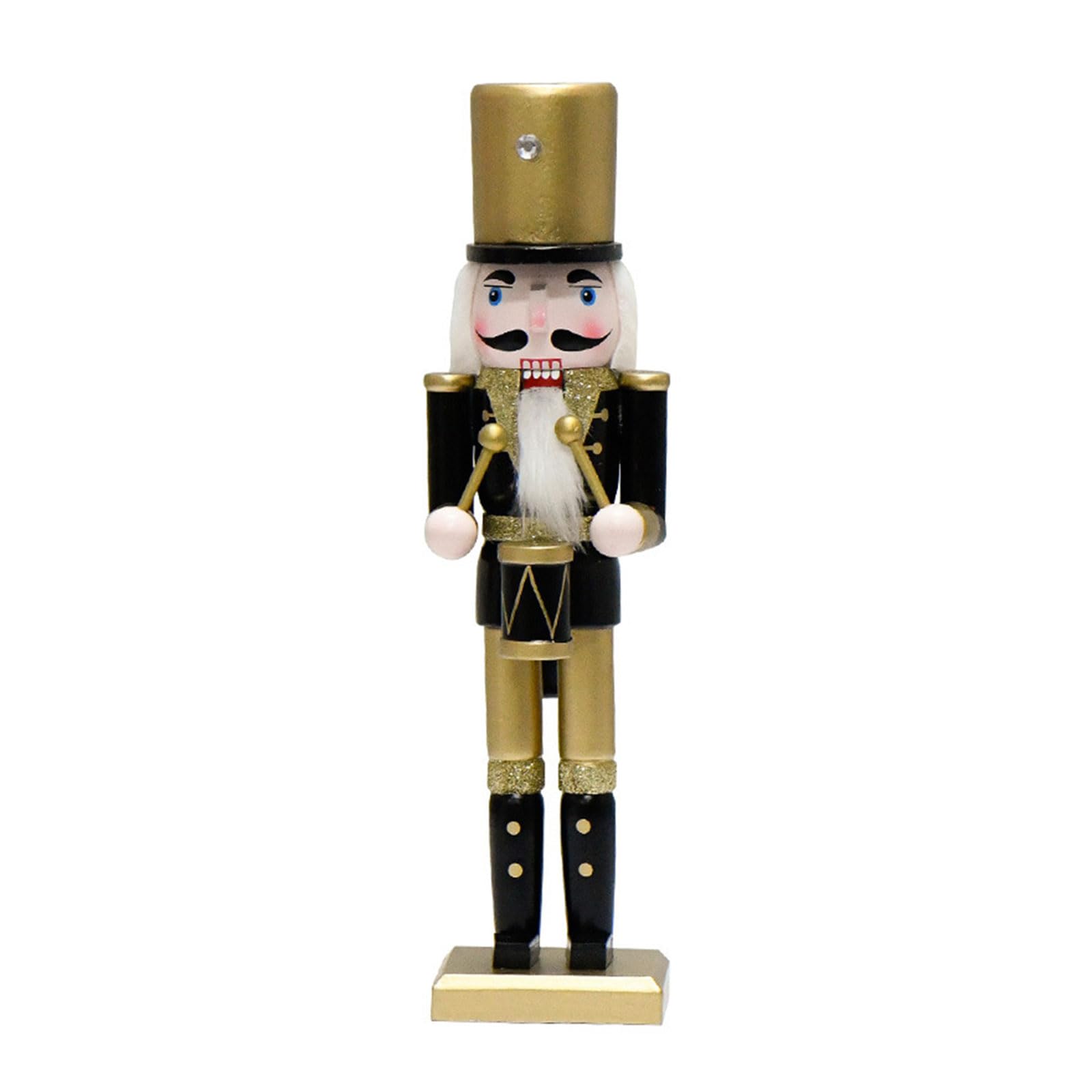 Tsophreniq 30cm Wooden Nutcrackers Figures Large King Nutcrackers Christmas Decorations Traditional Wooden Decoration Ornaments Christmas Toy Holiday Decorations