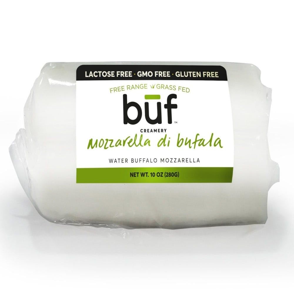 BUF Creamery Water Buffalo Mozzarella Cheese Log (12 x 8 ounces)
