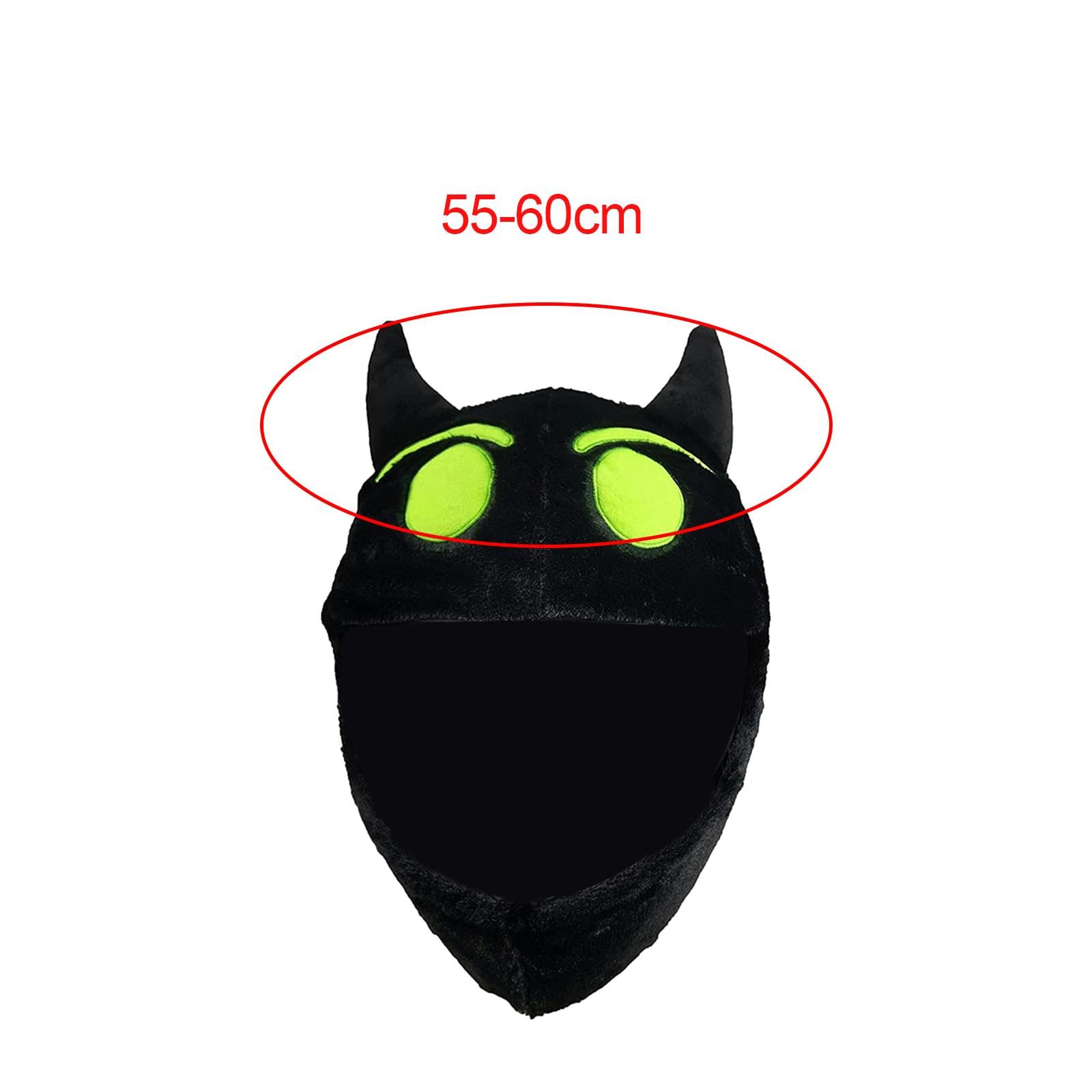 Copricasco da Copricasco in peluche Decorazione carina Facile da installare Regali in stile accattivante Aumentano il divertimento di guida, Verde