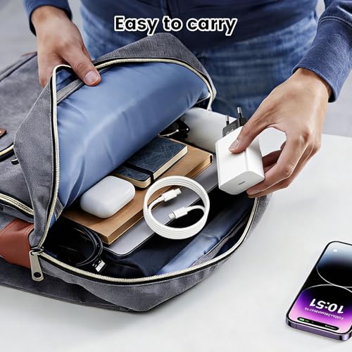 Cargador rápido USB C 30W compatible con Google Pixel 10 9 8 Pro Fold cable Tipo C 1m 7