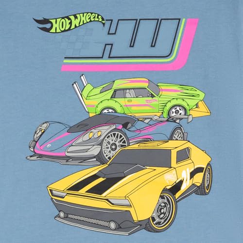 Image of Hot Wheels Boys' Athletic 2-Piece T-Shirt and Shorts Set Toddler to Big Kid