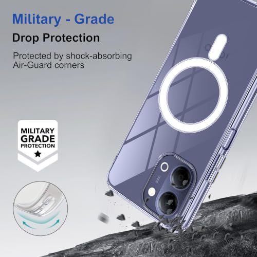 Image of Zapcase Back Case Cover for iQOO Z11 Lite 5G | Compatible for iQOO Z11 Lite 5G Back Cover | Compatible with MagSafe | Scratch-Resistant Back Cover | Clear