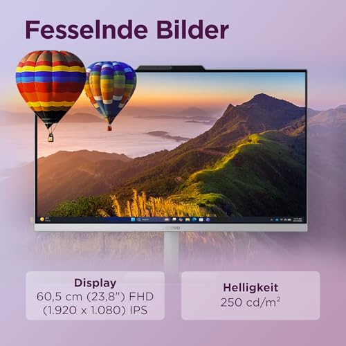 Lenovo IdeaCentre All-In-One | 23.8" FHD Display | Ryzen 5 40| 16GB| 512GB