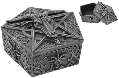 Baphomet Trinket Box Sculpture